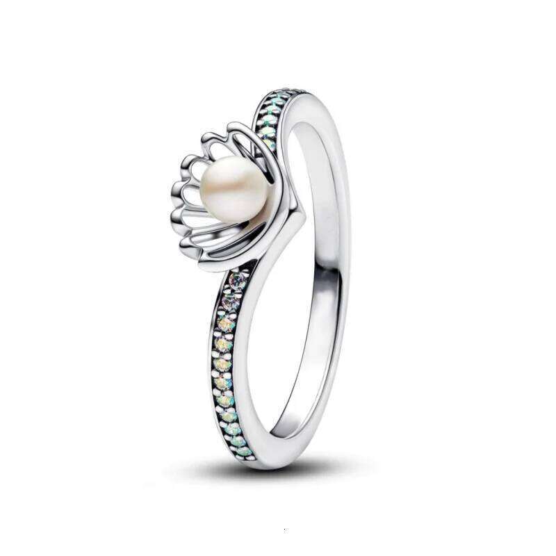 New Valentine's Day Gift Red Bow Rings Hot Sale 925 Sterling Silver Round Ring With Colorful Crystal Heart Stone Rings For Women Birthday Gift DI