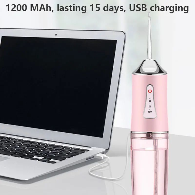 Electric Tooth Cleaner USB Rechargeable Portable Oral Irrigator Water Flosser 4 Jets Dental Jet Teeth 250519