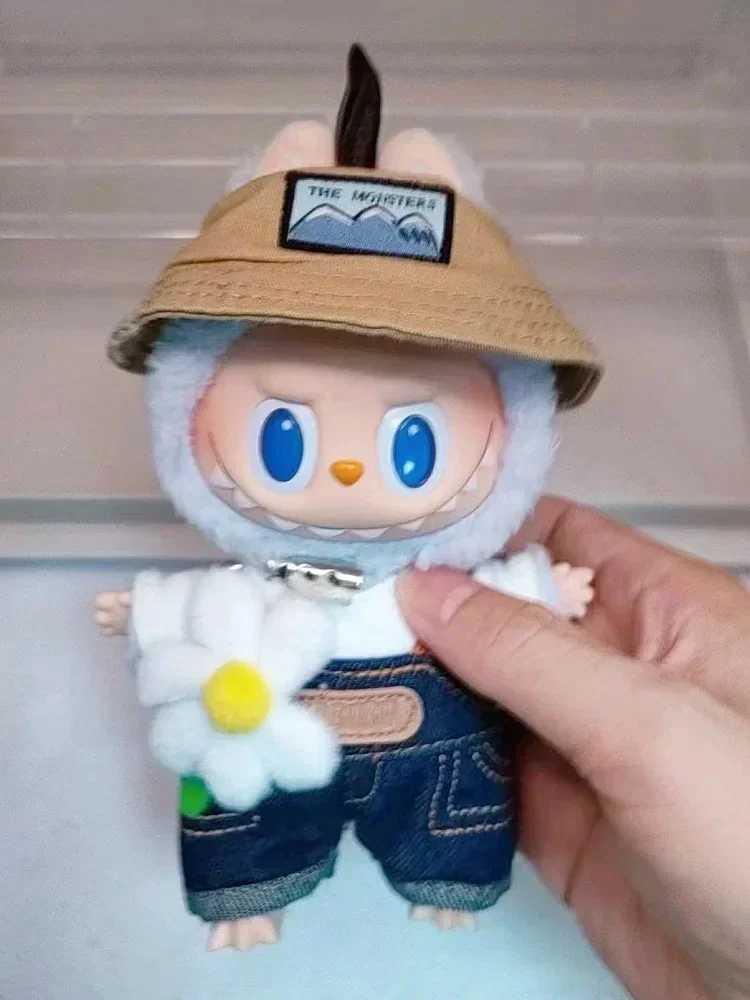 Free shipping Premium Quality Monster Labubu Angel Creative Figure Vinyl Pendant Doll Model Replica Toy Birthday GiftT