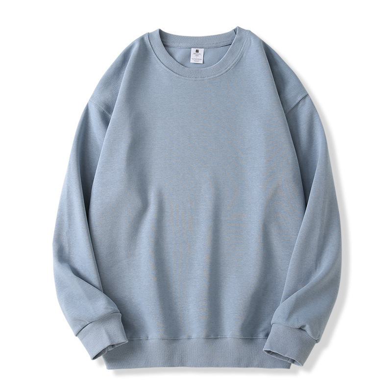 L2007 Autumn and Winter New Style Chinese Cotton Drop Shoulder Sleeve Round Neck All-match Sweater Pullover Long Sleeve Loose Large Size Casual