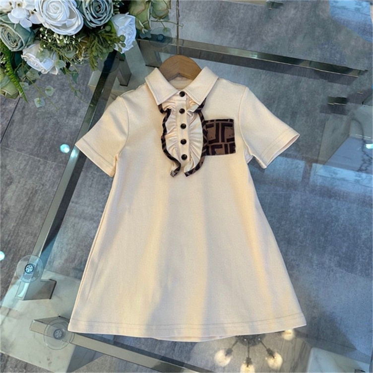 Baby Designer Girl Dresses Fashion Clothing Children short clothing High quality size 90cm-160cm