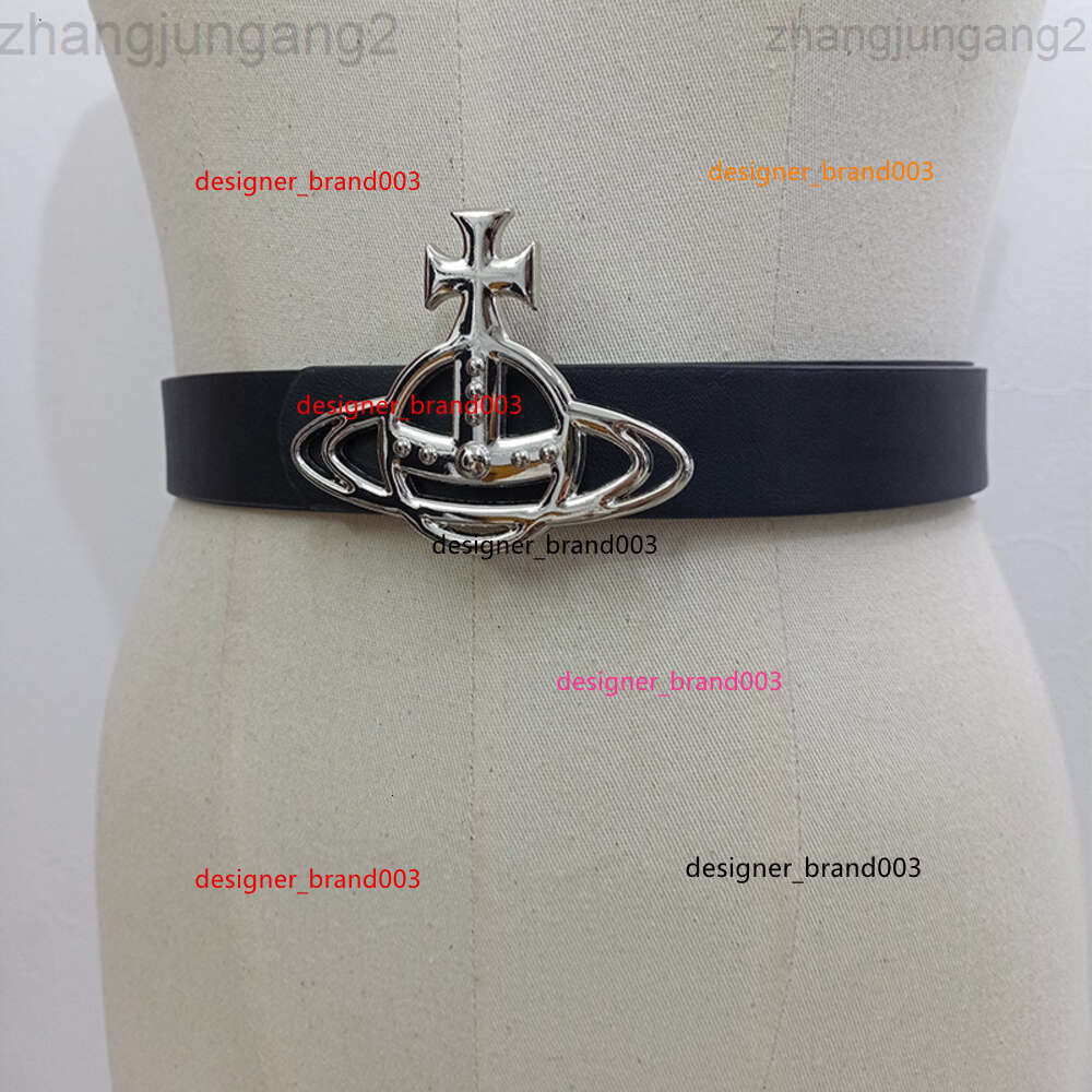 Designer Vivienes Westwoods Belt Empress Dowager Xis Highend Threedimensional Saturn Belt for Men and Women Instagram Trend Versatile Decorative Dress J