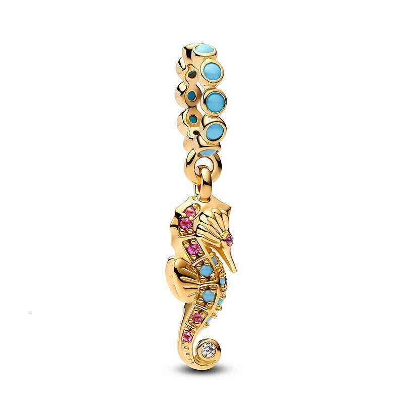 2025 New Hot Selling Ocean Collection Summer Charms Beads Fit 925 Sterling Silver Women's Bracelet DIY Jewelry Gift Fine jewelry wholesale