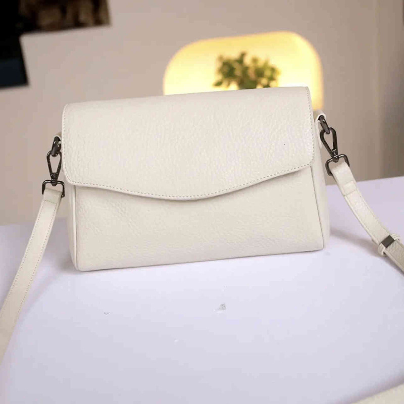 2025 Spring/Summer New Women's Bag Simple Multi functional Shoulder Bag Underarm Bag Handheld Crossbody Bag Litchi Pattern Designer Solid Color C