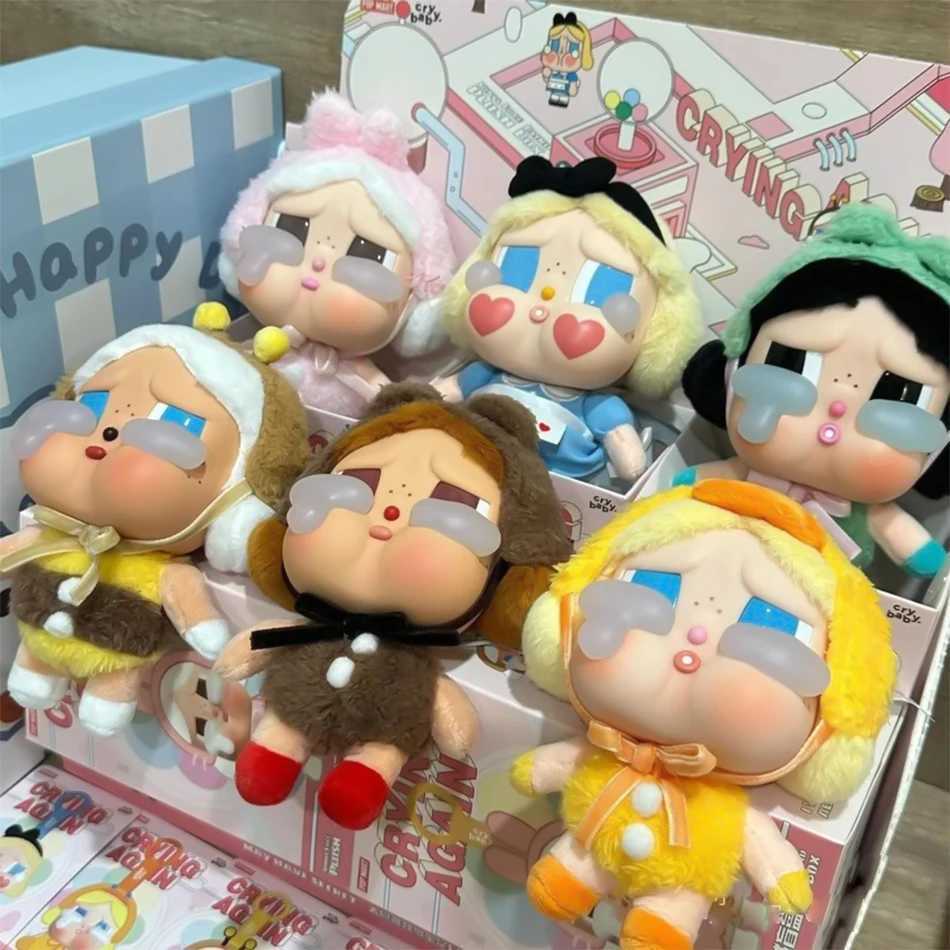 CRYBABY CRYING AGAIN Series Vinyl Blind Box Toys KAWaii Anime Action Figure Cash Box Surprise Mystery Box Dolls GirlsT250521