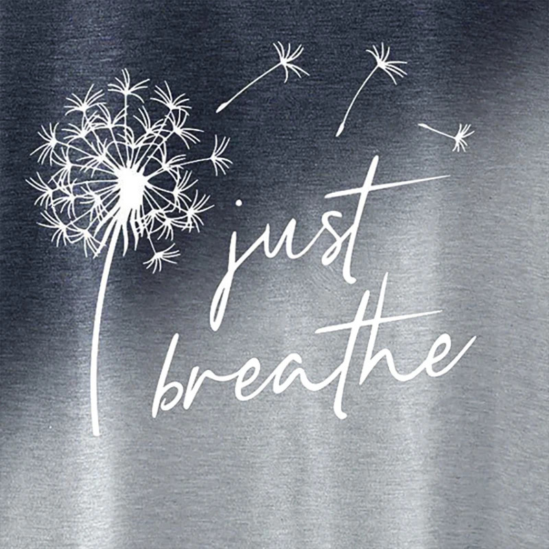 Spring Summer Womens T Shirt--Dandelion Gradient Printed Top Fashion Clothing Short Sleeve Matching Clothes 250517