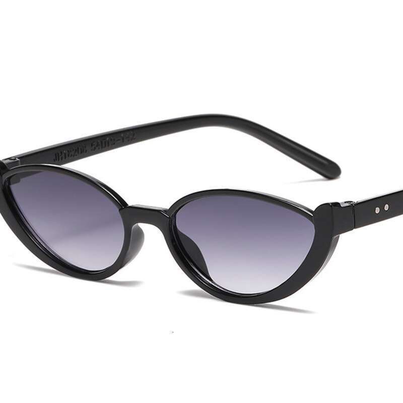 New Style Versatile Fashion Cat Eye Small Frame Women's Personalized Non mainstream Sunglasses Internet Celebrity Street Photography Y2K Glasses