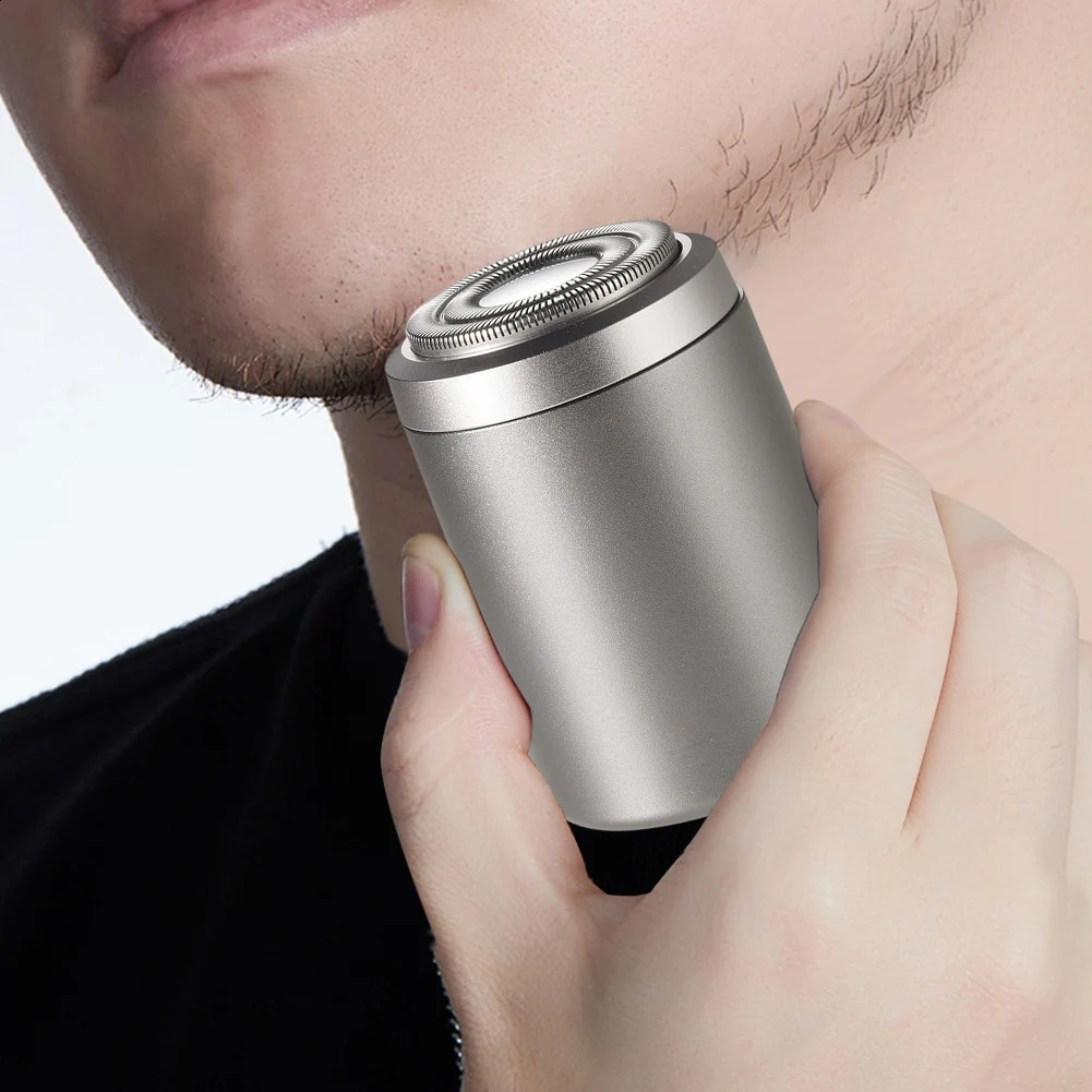 Mini Electric Shaver Rechargeable Pocket Size Electric Shaver Waterproof Portable Electric Razor Face Beard Shaver for Men Women 250520