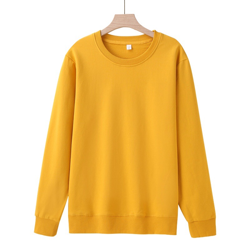 K3215 Large size long sleeve sweatshirt European and American autumn and winter warm round neck top