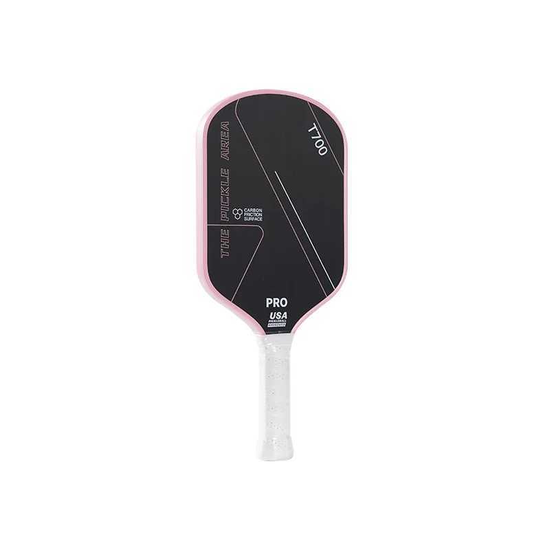 T700 Pickleball Paddle Carbon Fiber Surface USAPA Approved Carbon Fiber Cold Pressed Racket Pink Red Black M250521