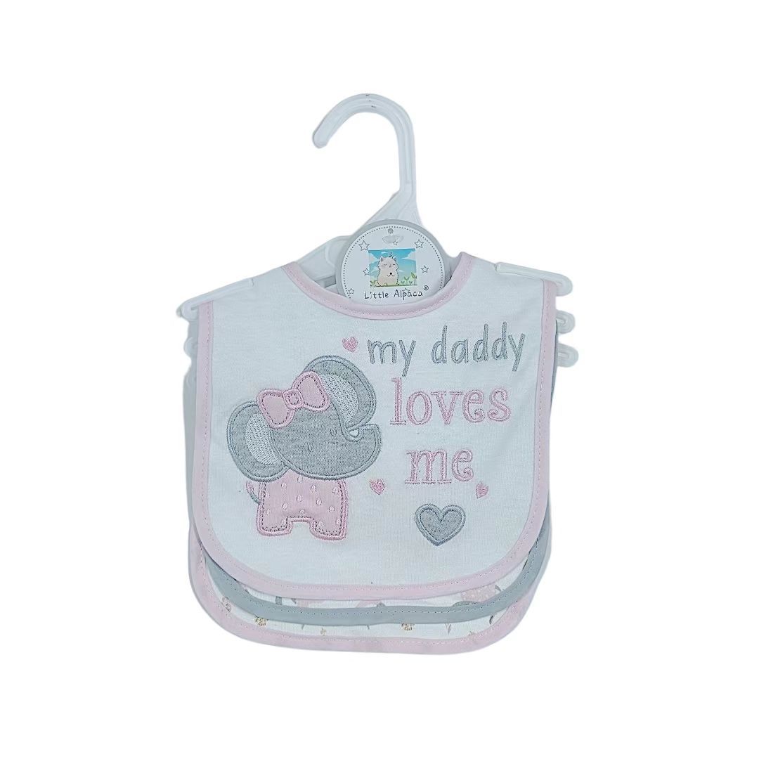 Waterproof High Quality Random Color Cartoon Print 0-2 Year Old Bib New Born Baby Gift Set