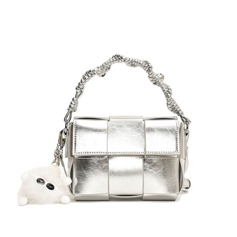 Best Seller Designer Bag Designer Advanced Texture Western-Style For Women Fashion Small Fashionable Single Shoulder Hand-Held Woven Bag