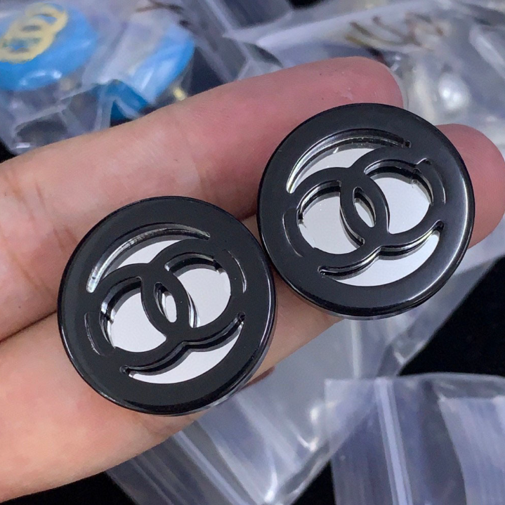 Fashion Jewelry Woman Designer Gold Plated Brass Crystal Earring Rhinestone Double Letters Luxury Accessories Thanksgiving Day Party Gift