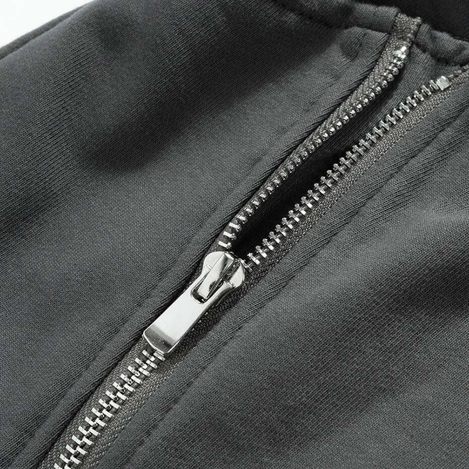 2024 Summer Men Hip Hop Shorts Double Zipper Streetwear Fashion Black Short Pants