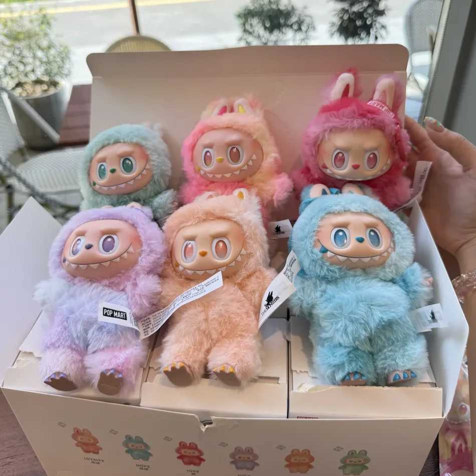Labubu The Monsters V3 Series Blind Box Teddy Vinyl Base Toy Animated Characters Mysterious Surprise Box Keychain Children Gift T250530