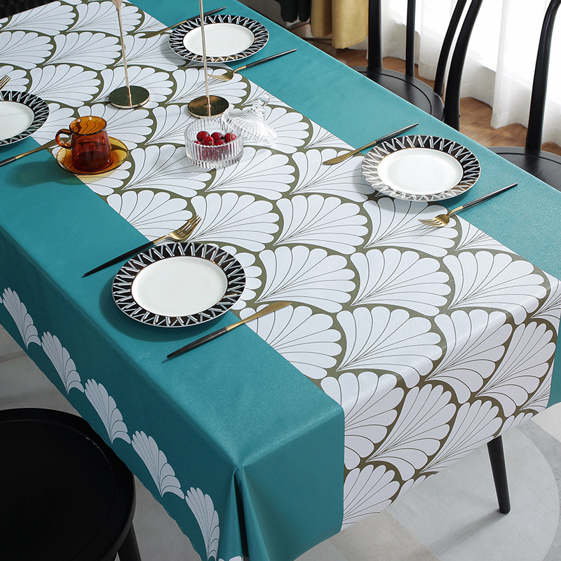 T0474 Waterproof Oil-Resistant Washable Tablecloth for Coffee Tables
