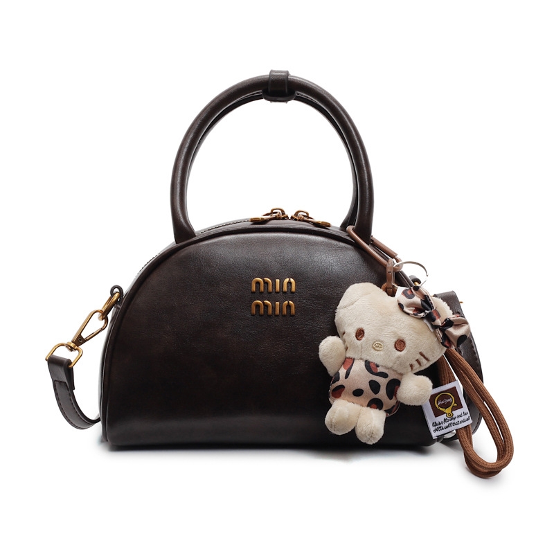 Free shipping Designer's new high-end retro small handbag for women, versatile crossbody bag with texture, mini hand-held handbag