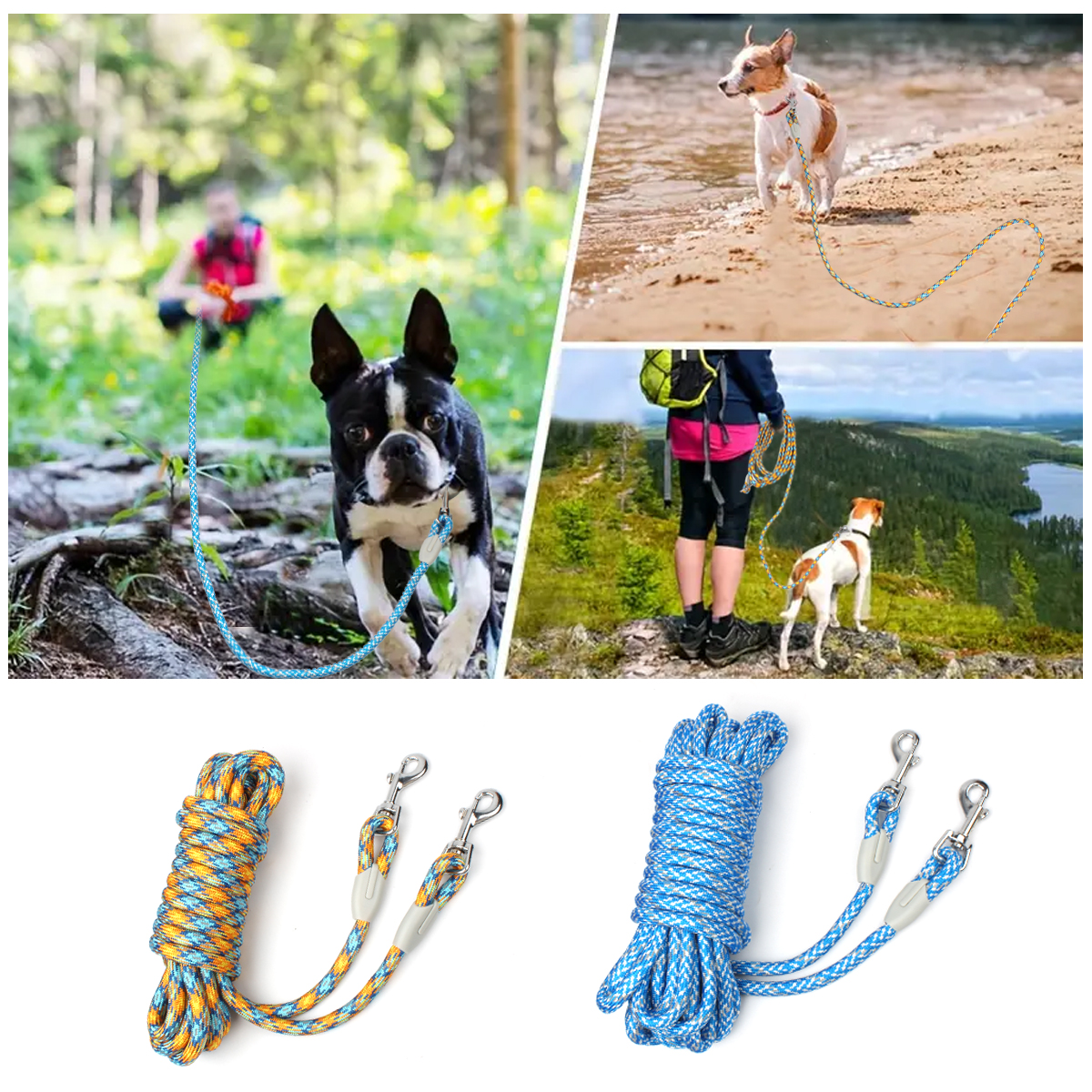 5m/10m/20m Small Leashes Strong Puppy Lead Rope & Cat Durable Nylon Long Walking Dog Leash Chihuahua Poodle Pet Supplies