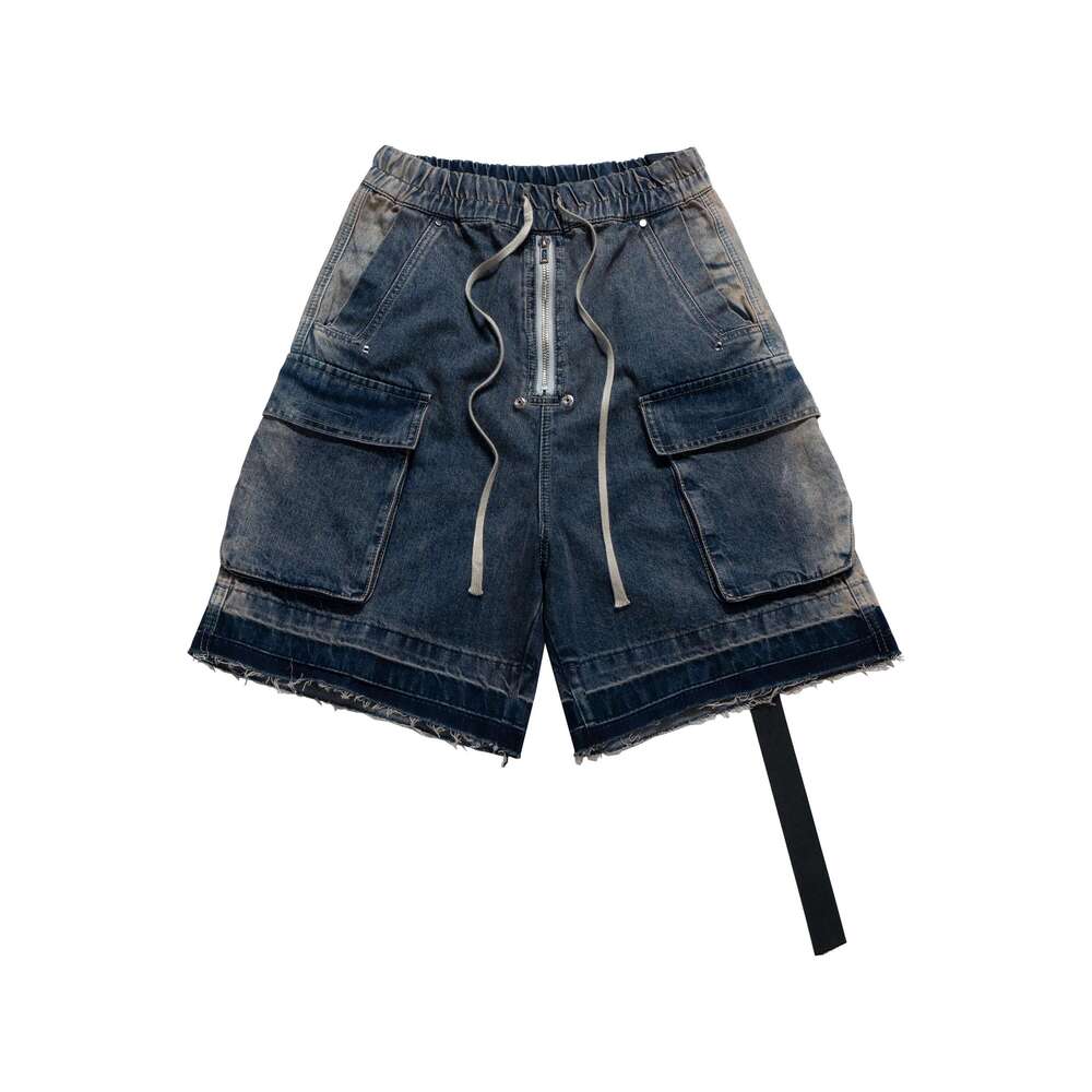 Owen Seak Men Casual Jeans Short Cotton Harem Gothic Style Men's Clothing Sweatpants Summer Women Loose Black Shorts