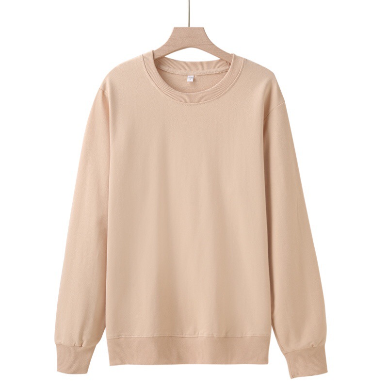 K3215 Large size long sleeve sweatshirt European and American autumn and winter warm round neck top