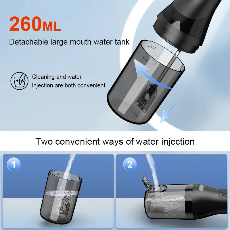 Professional wireless dental floss cleaner 4 cleaning modes portable rechargeable electric dental floss oral irrigator 250520