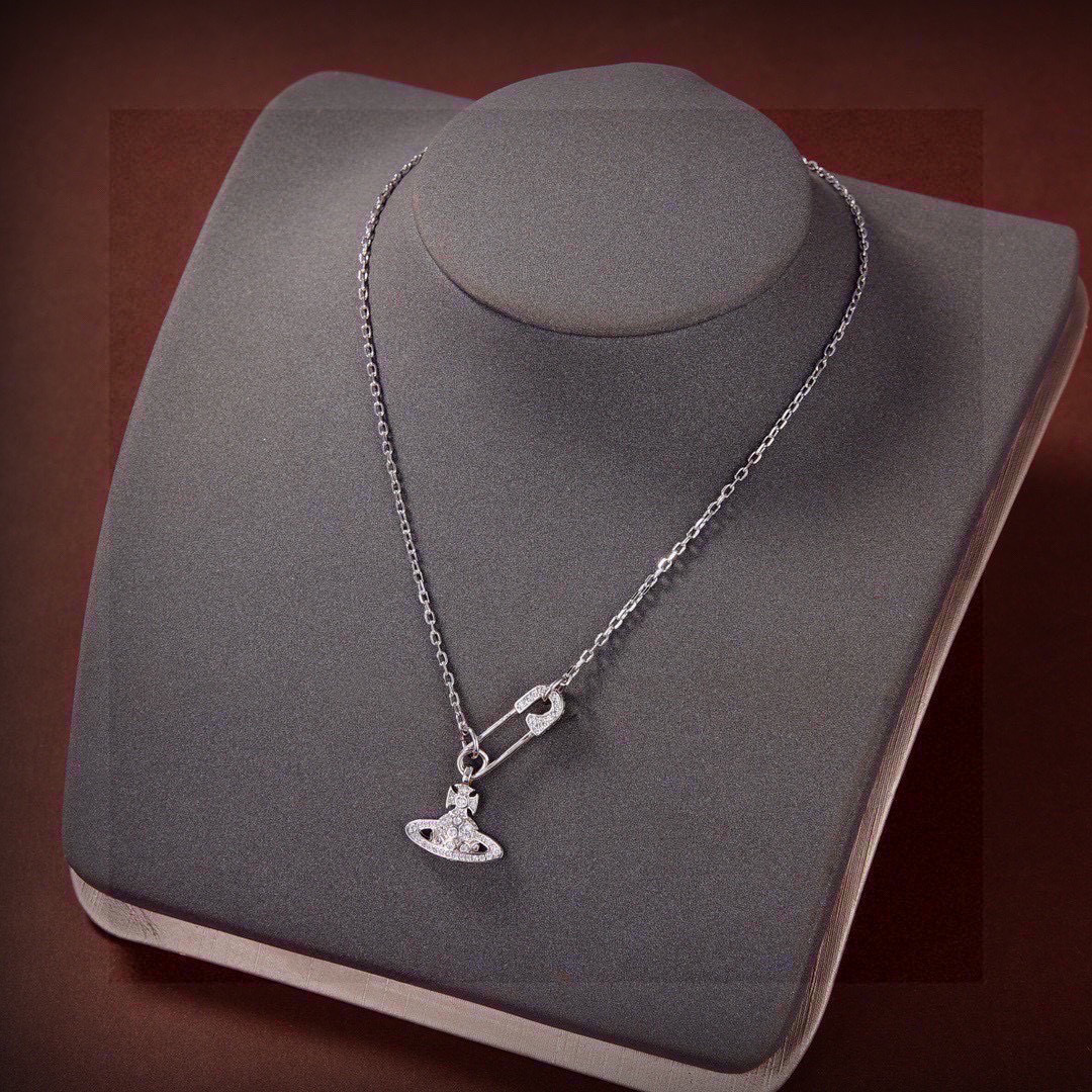 Designer Necklaces Planet Necklaces Sier Gold Moissanite Colorful Necklace Saturn Necklace Royal Party Designer Jewelry