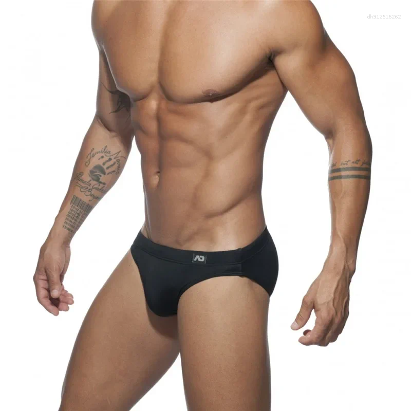 Men's Swimwear Solid Push Up Men Neon Swim Bikni Brief Trunks Unerwear Sexy Beach Surf Shorts Swimsuit Bathing Suit Sunga Panties