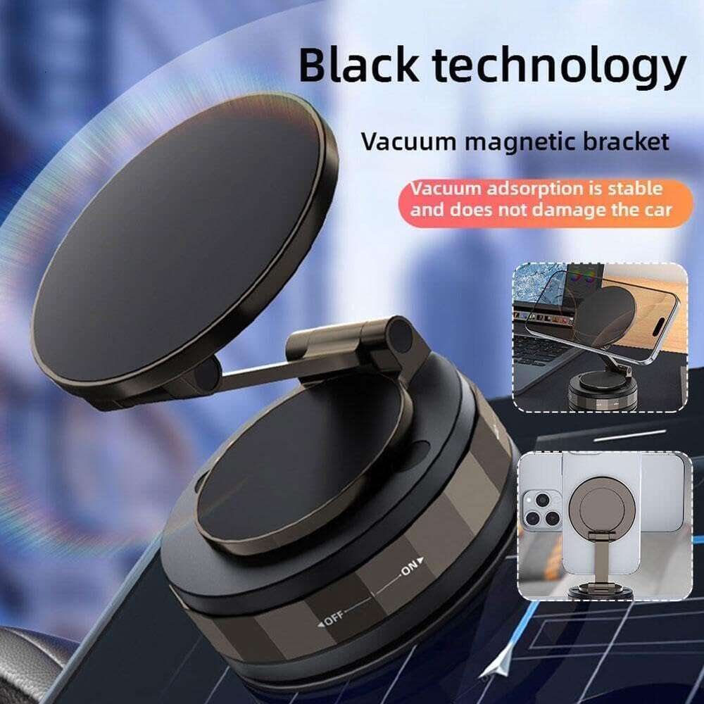 DHGadgets Car Cup Holders, 2025 New Electric Vacuum Suction Mount, 360° Rotation Magnetic Cell Holders for Phone