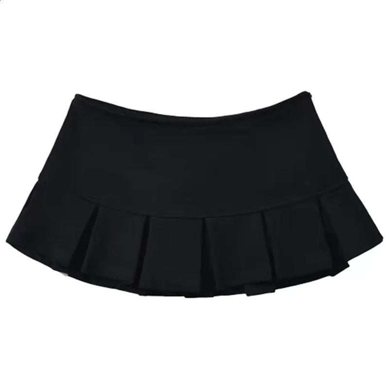 Sexy High Waist Pleated Skirt Summer Streetwear Mini A Line Skirts Woman Korean Tennis Student Dance Female 2025 250513Z