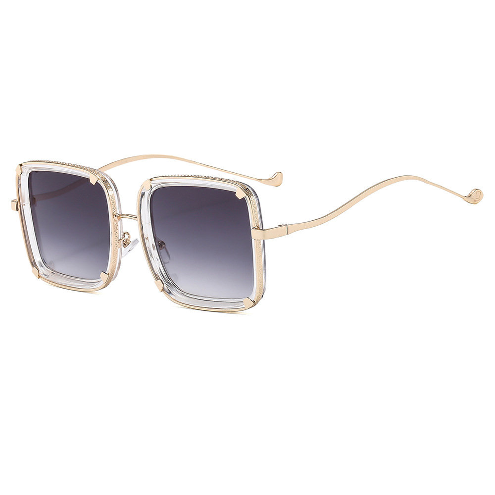 Designer Sunglasses For Women Men Fashion Round Sunglasses Luxury Polarized Lens Goggle Pilot PC Frame Oversized UV400 Eyewear Luxury Style Sunglasses