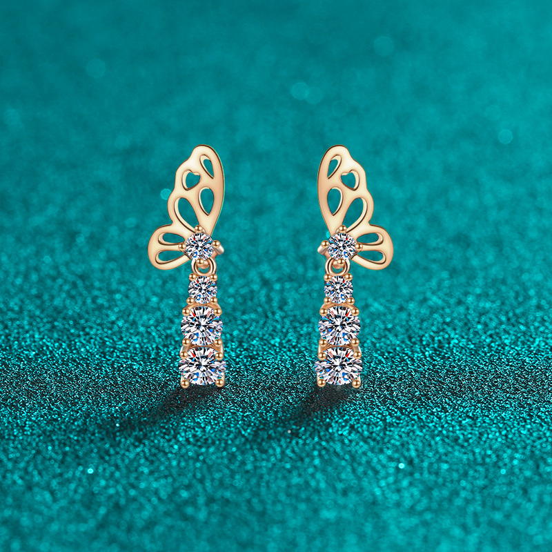 These keywords are highly relevant for users looking for luxury earrings, silver jewelry, or butterfly-themed designs, and will help them easily find 