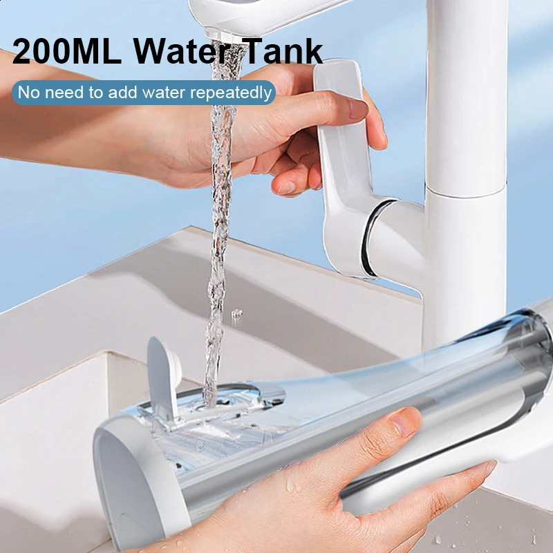 Oral Irrigator Dental Water Flosser for Teeth Electric Dental Irrigator Rechargeable Dental Water Jet Floss for Teeth Cleaning 250520