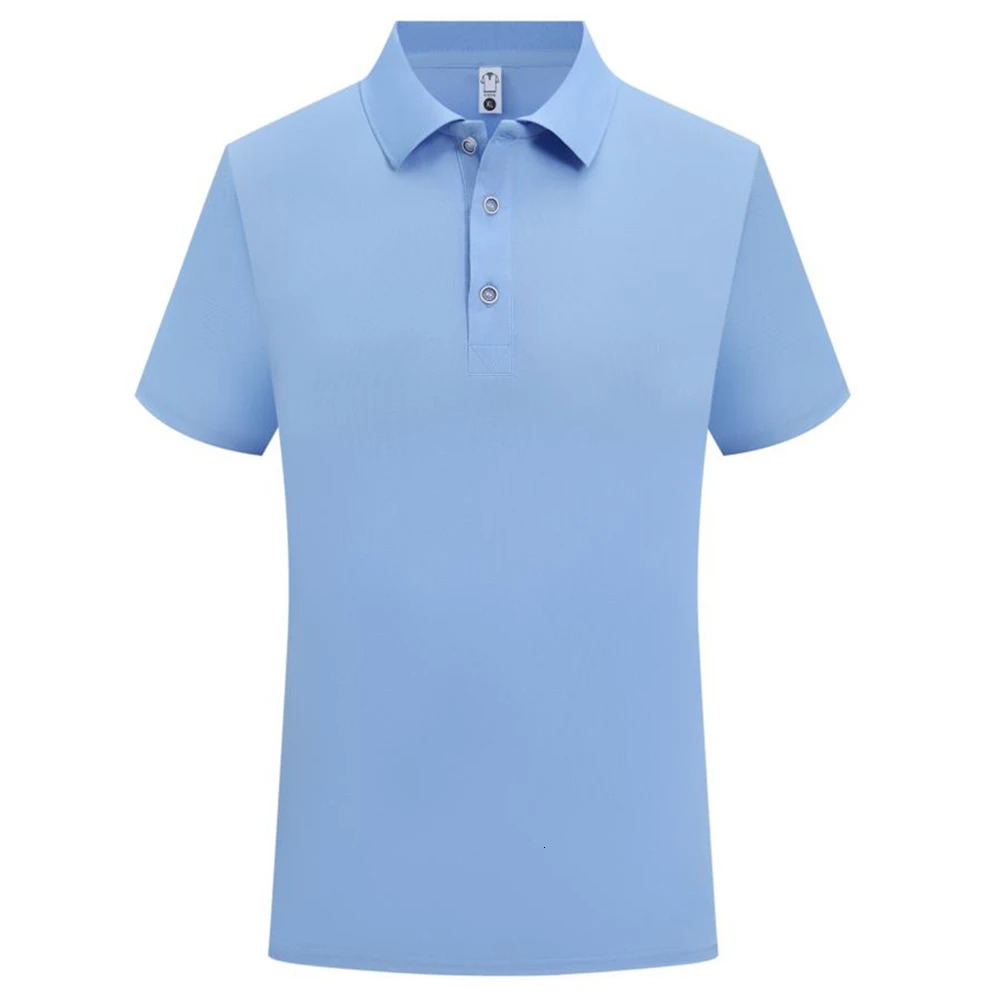 Sublimation Blank Polo Shirts Men Summer Short Sleeve Collar T Shirt Wholesale Casual Polo Tshirt For Men Camisas Para Hombres 250517