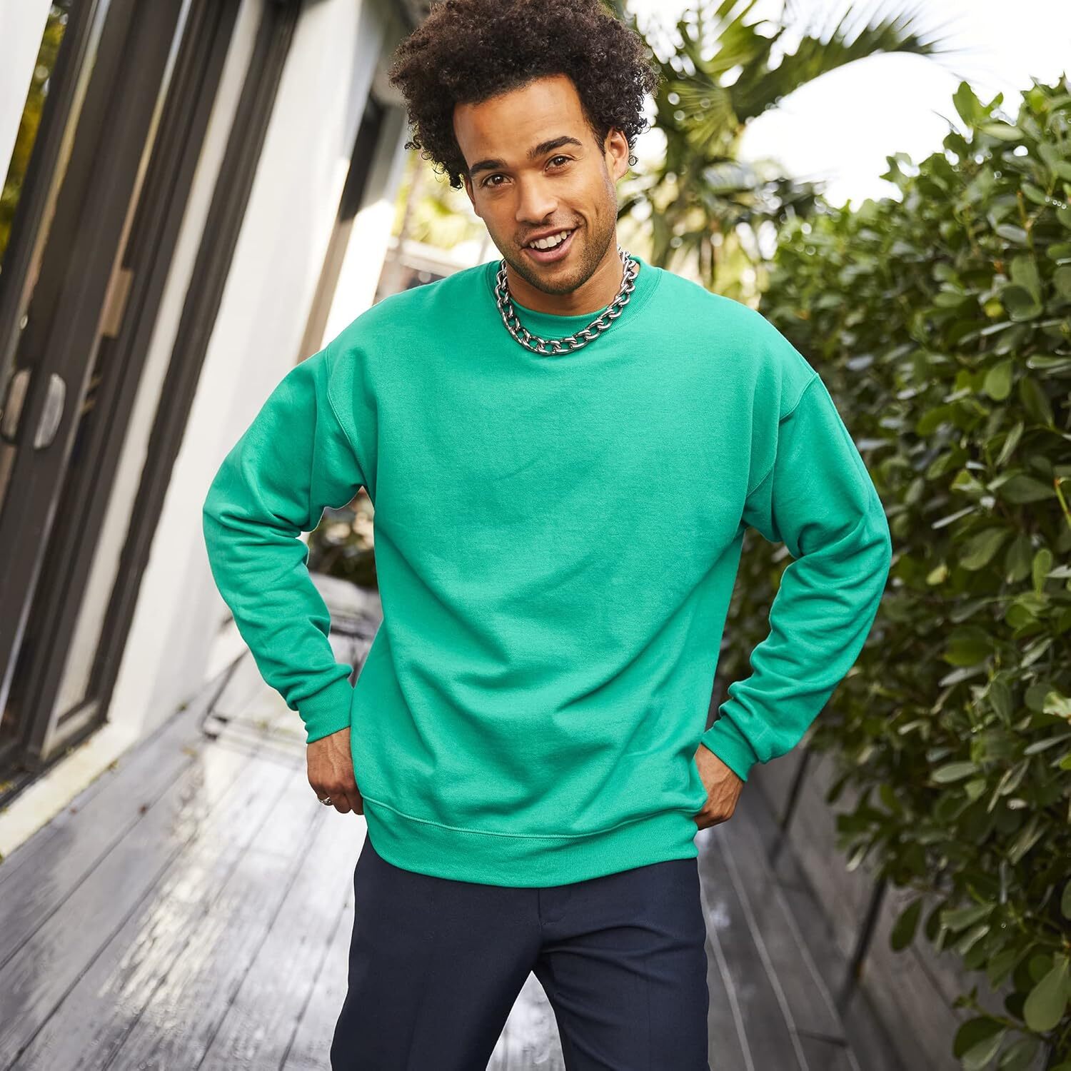 Originals fleece, ready to wear dyed pullover, men's round neck sweatshirt