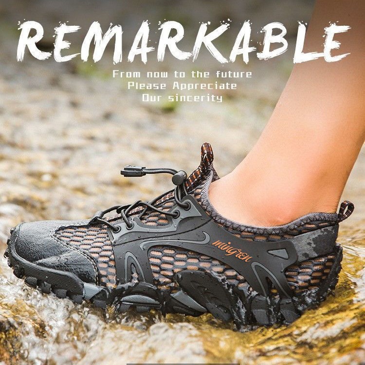 2025 new hot Free shipping New men's tennis shoes, hiking shoes, men's sports and leisure shoes, mesh outdoor water shoes size39-44