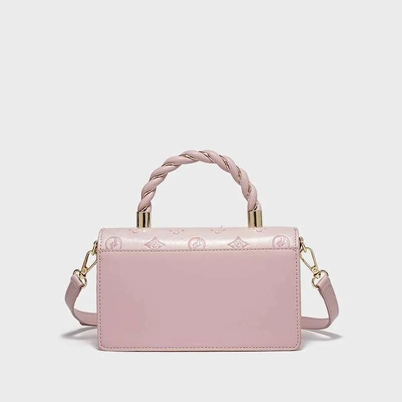 Free shipping designer Shoulder tote Bags For womans ladies flap lady camellia wer square handbag pink women crossbody bag 01