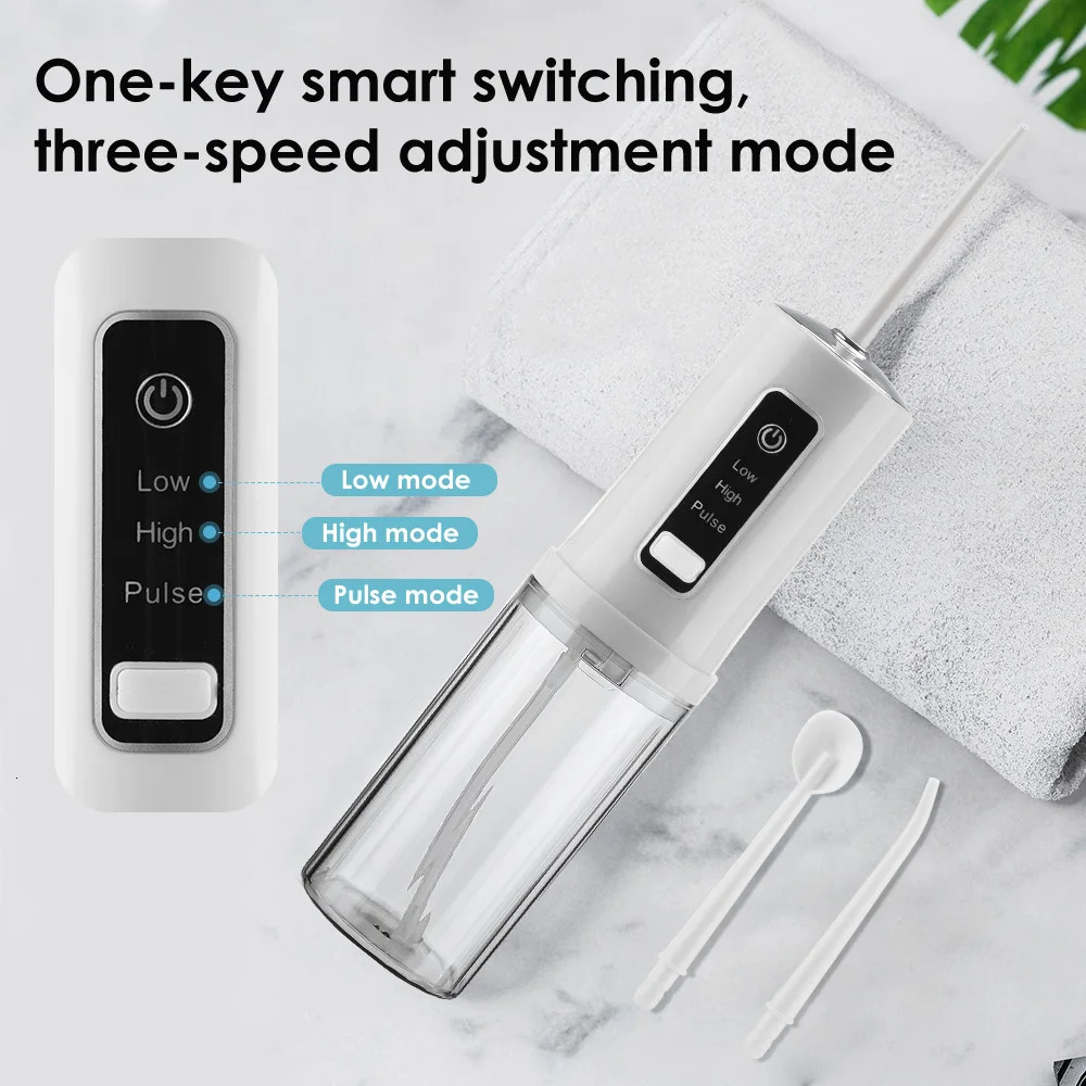 Portable Oral Irrigator Electric Tooth Cleaner Smart Dental Cordless Teeth TravelFriendly 230ML Tank 250519
