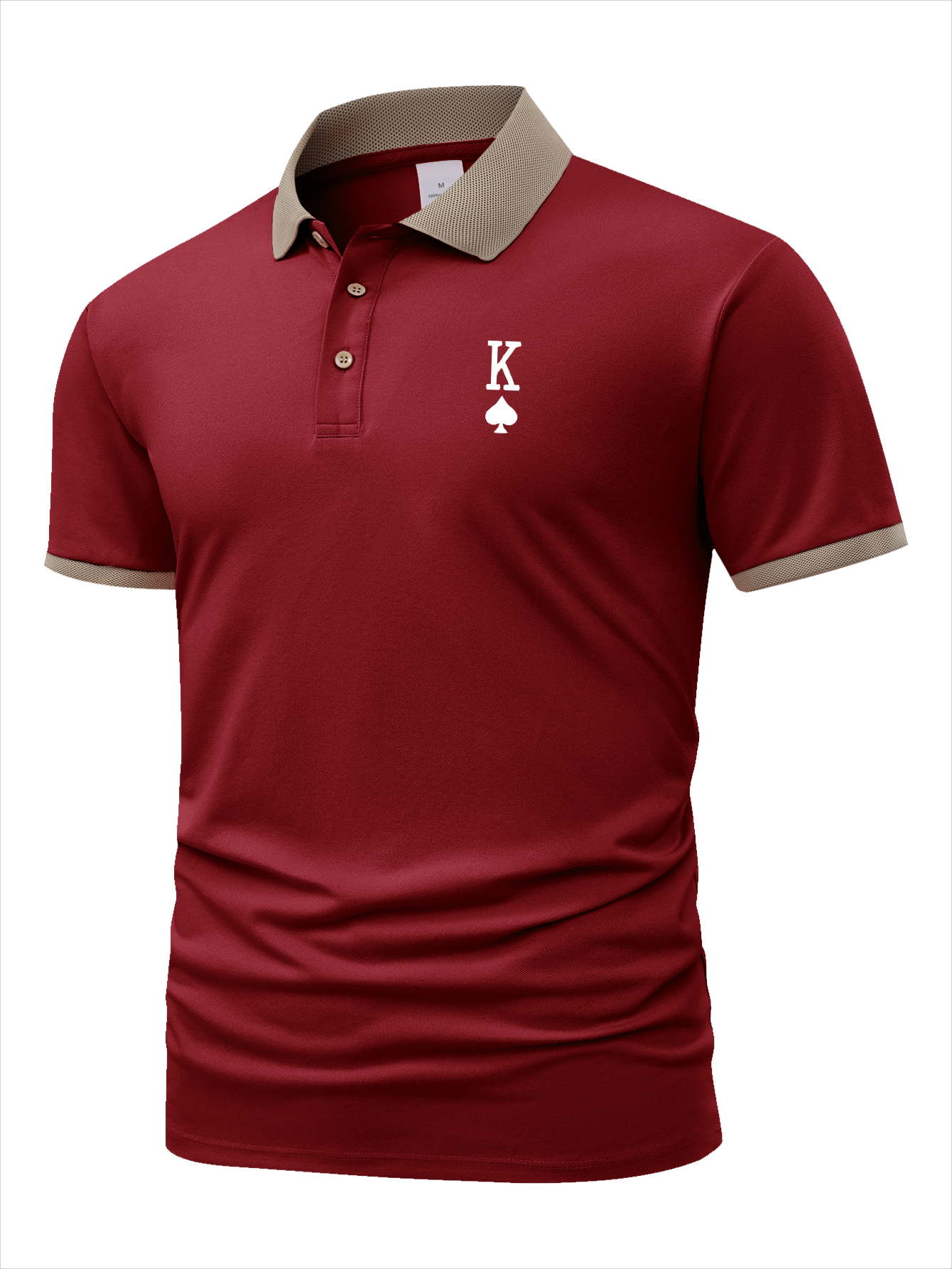 Man Spade letter K Print Polo Shirt Designer T Shirts Short Sleeve Casual Slim Fit Summer men's Tshirts Tops Fashion polo shirts