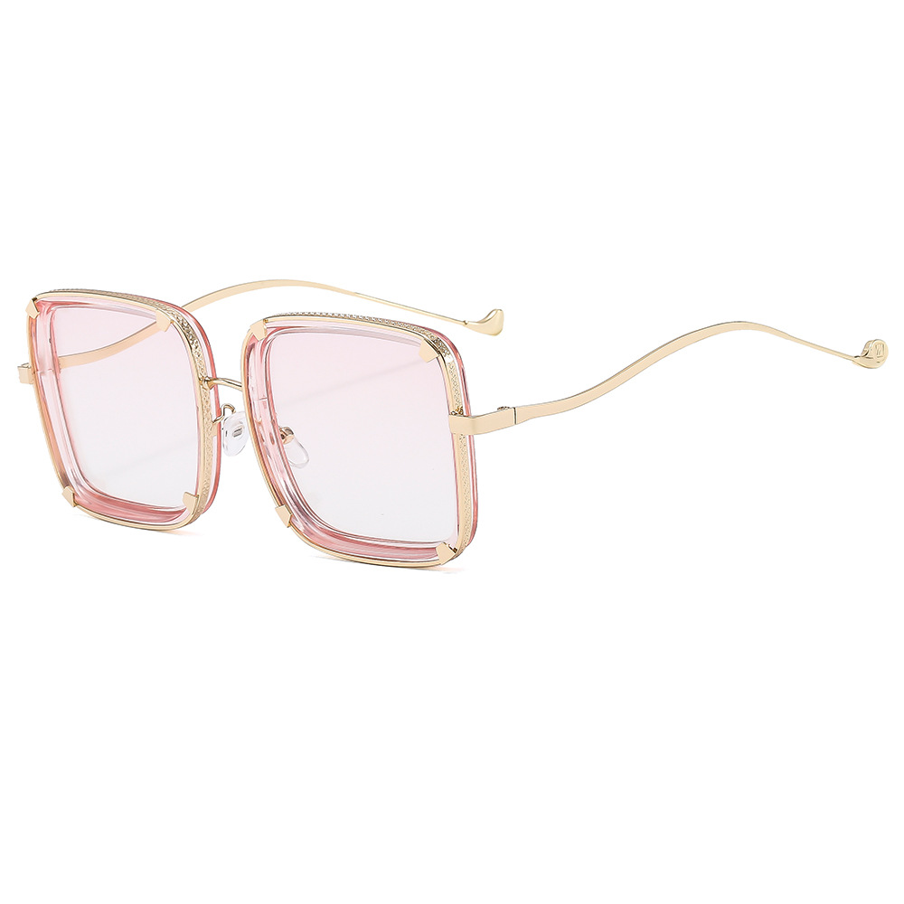 Designer Sunglasses For Women Men Fashion Round Sunglasses Luxury Polarized Lens Goggle Pilot PC Frame Oversized UV400 Eyewear Luxury Style Sunglasses