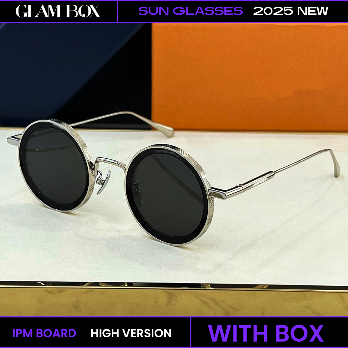 2025 New Sunglasses Fashion-forward Adumbral Ladies' Sunglass Frames Featuring Enhanced Sun Shielding