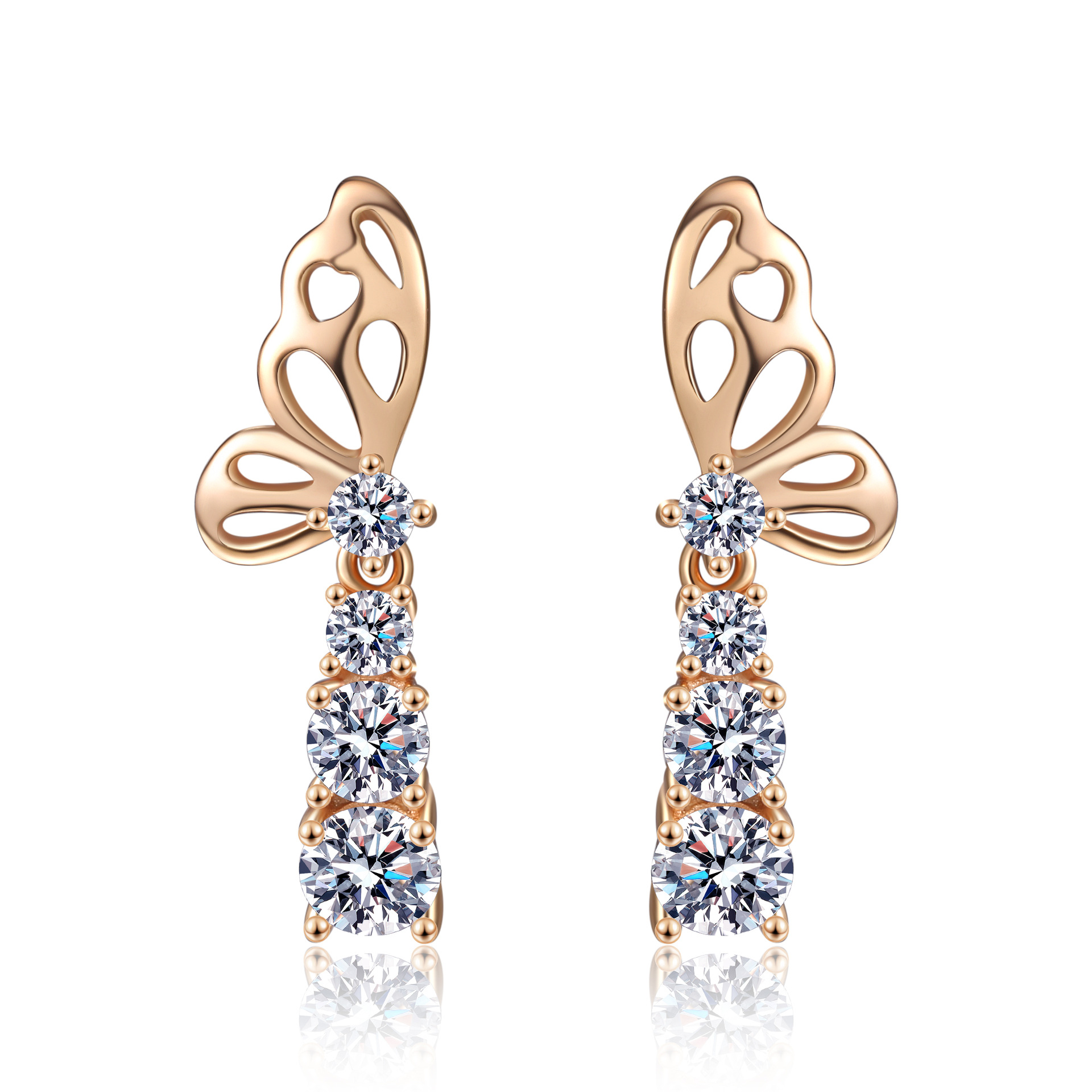 These keywords are highly relevant for users looking for luxury earrings, silver jewelry, or butterfly-themed designs, and will help them easily find 