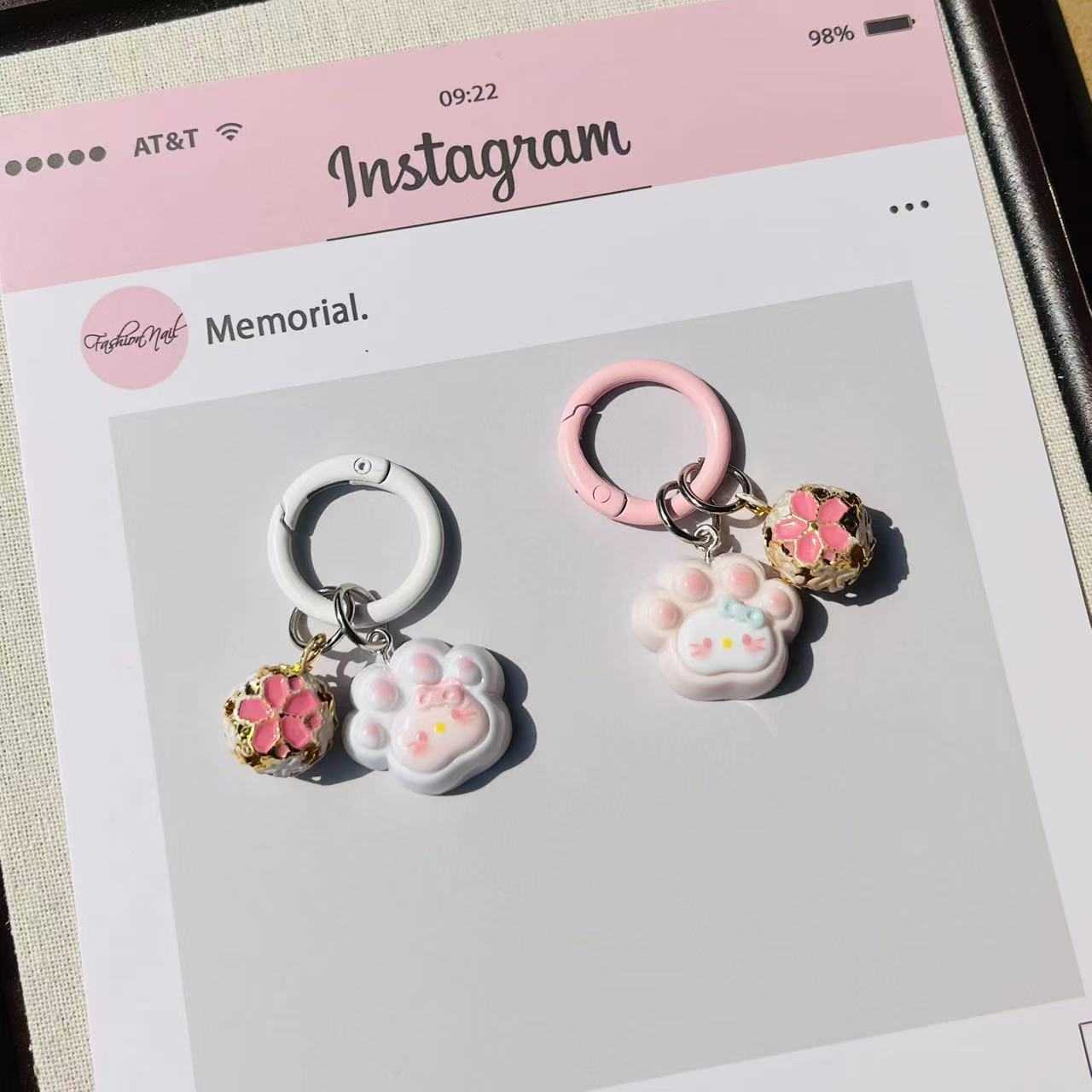 Cute Meow Claw Cute Cartoon Keychain Fun Bag Pendant Couple Girlfriend Accessories