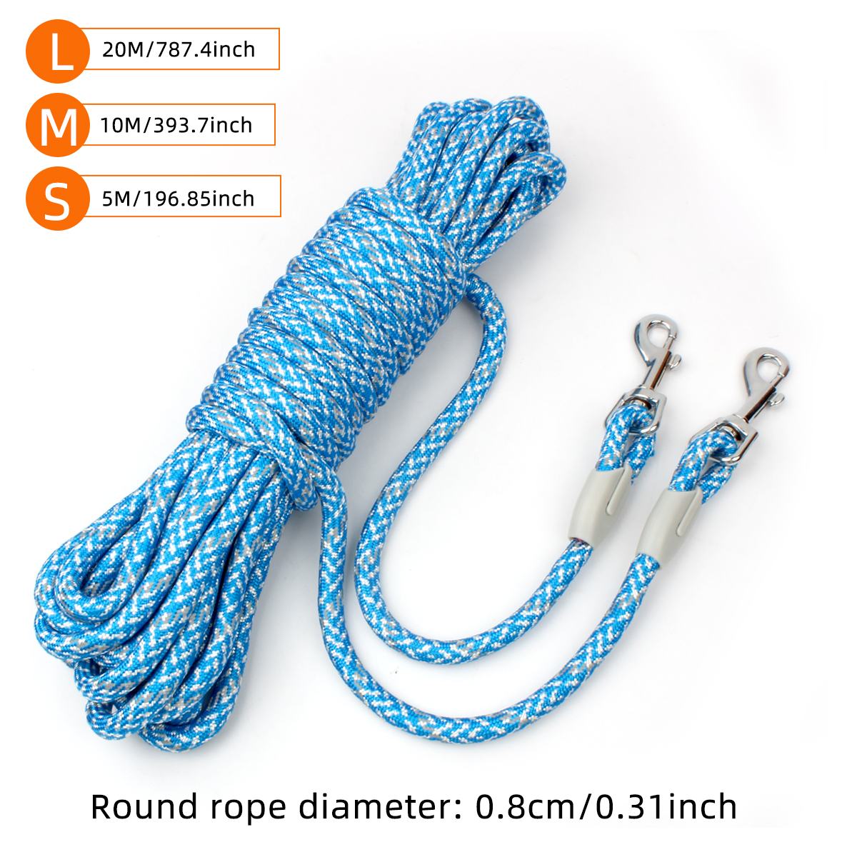 5m/10m/20m Small Leashes Strong Puppy Lead Rope & Cat Durable Nylon Long Walking Dog Leash Chihuahua Poodle Pet Supplies