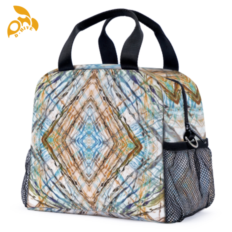 Free delivery. fashion designers customize round, beige,white and black half-length, lightweight, simple and square hand-held meal bags
