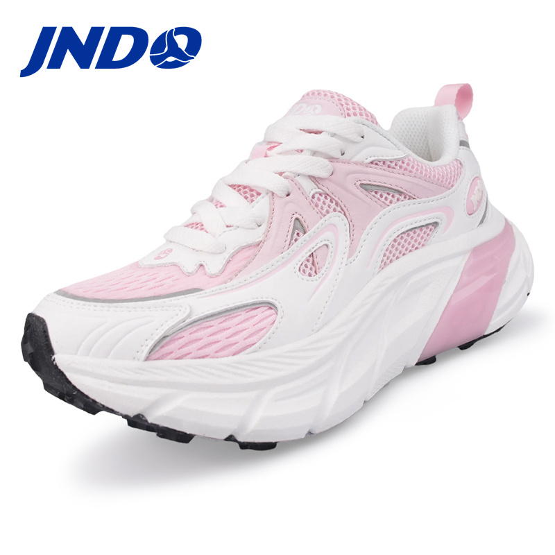 Free shipping JNDO Typhoon Mens Trainers Running Shoes Luxury Fashion Mesh Breathable Sneakers Comfortable Non-slip Outdoor Sports Soft Platform Mens 
