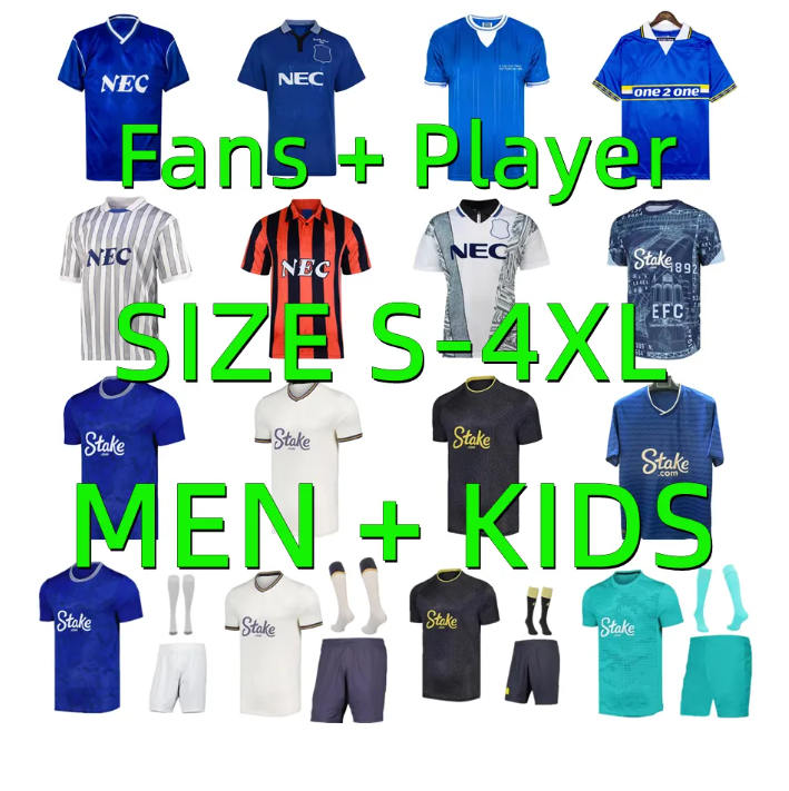 2024 2025 2026 NDIAYE EFC McNEIL Soccer JerseyS 24 25 26 EVERTONES BETO CALVERT-LEWIN MYKOLENKO PICKFORD IROEGBUNAM TARKOWSKI Football shirts Uniforms Men Kids kit