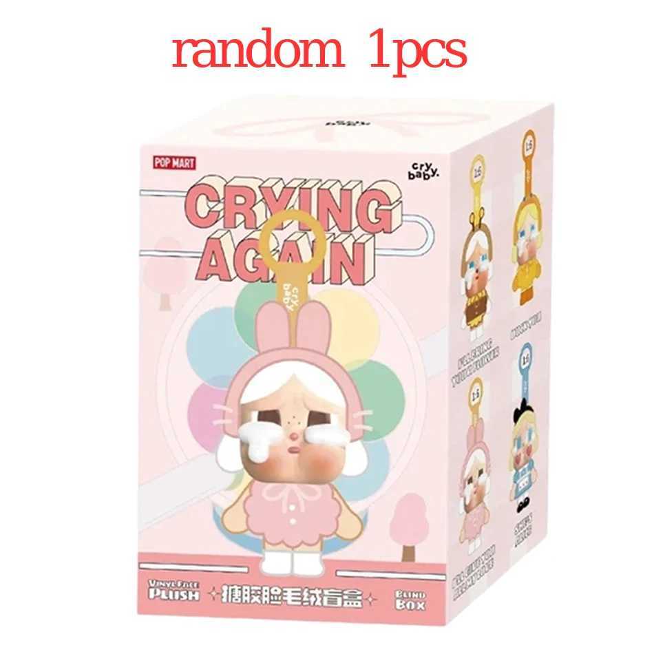 CRYBABY CRYING AGAIN Series Vinyl Blind Box Toys KAWaii Anime Action Figure Cash Box Surprise Mystery Box Dolls GirlsT250521