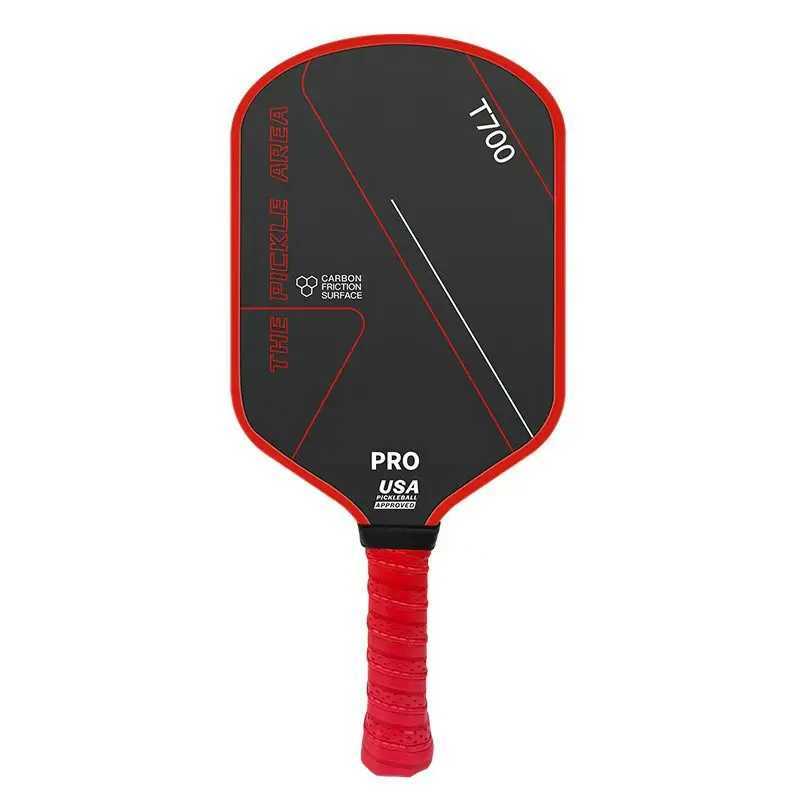 T700 Pickleball Paddle Carbon Fiber Surface USAPA Approved Carbon Fiber Cold Pressed Racket Pink Red Black M250521