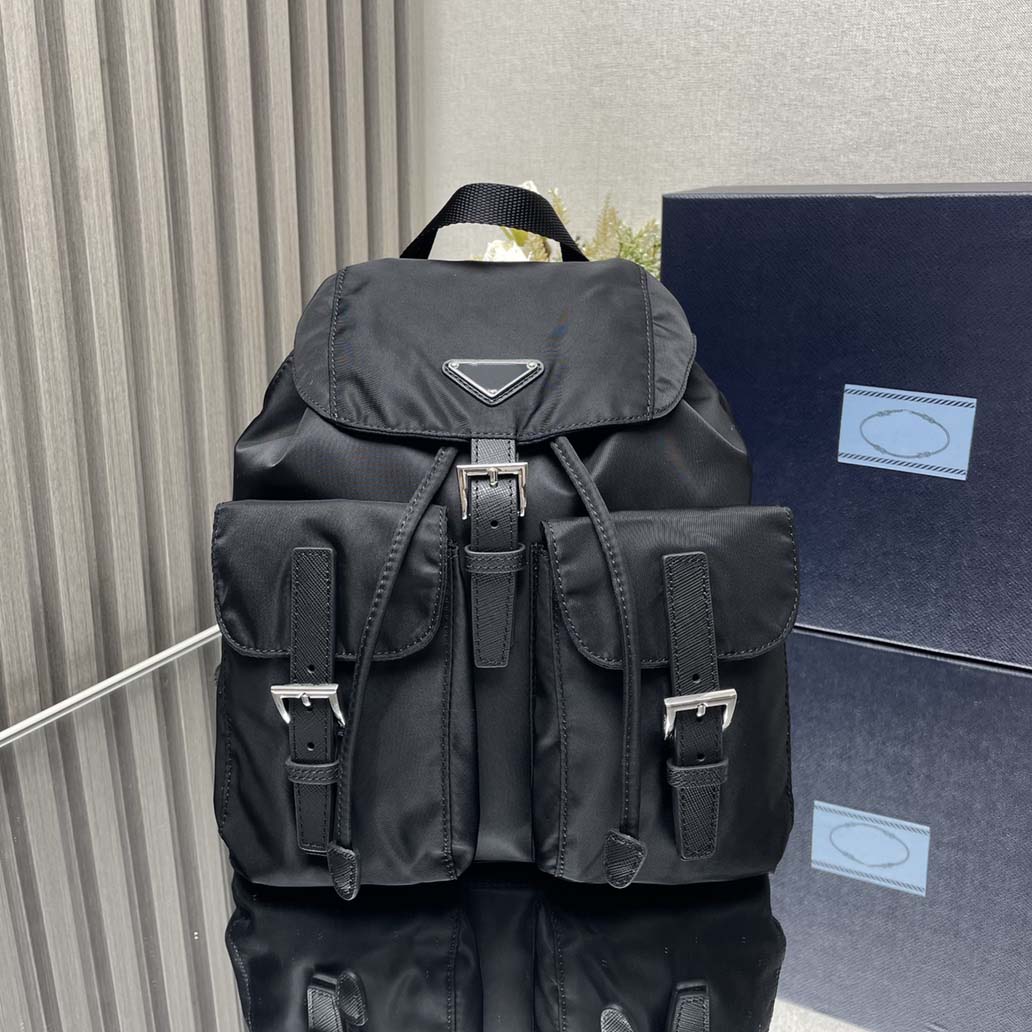Designer Backpack Men Women Mini Nylon Shoulder With Multiple Pockets Large Capacity Drawstring Zipper Travel Shopping Picnic Storage Bag