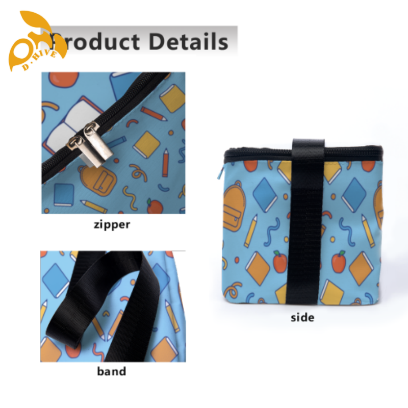 Free delivery. fashion designers customize round, beige white and black semi-long, lightweight, simple and square insulated lunch boxes